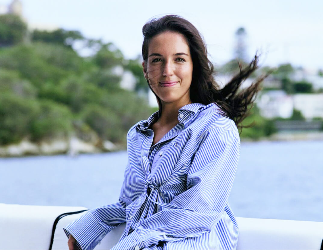 Ellie Malouf on Yacht