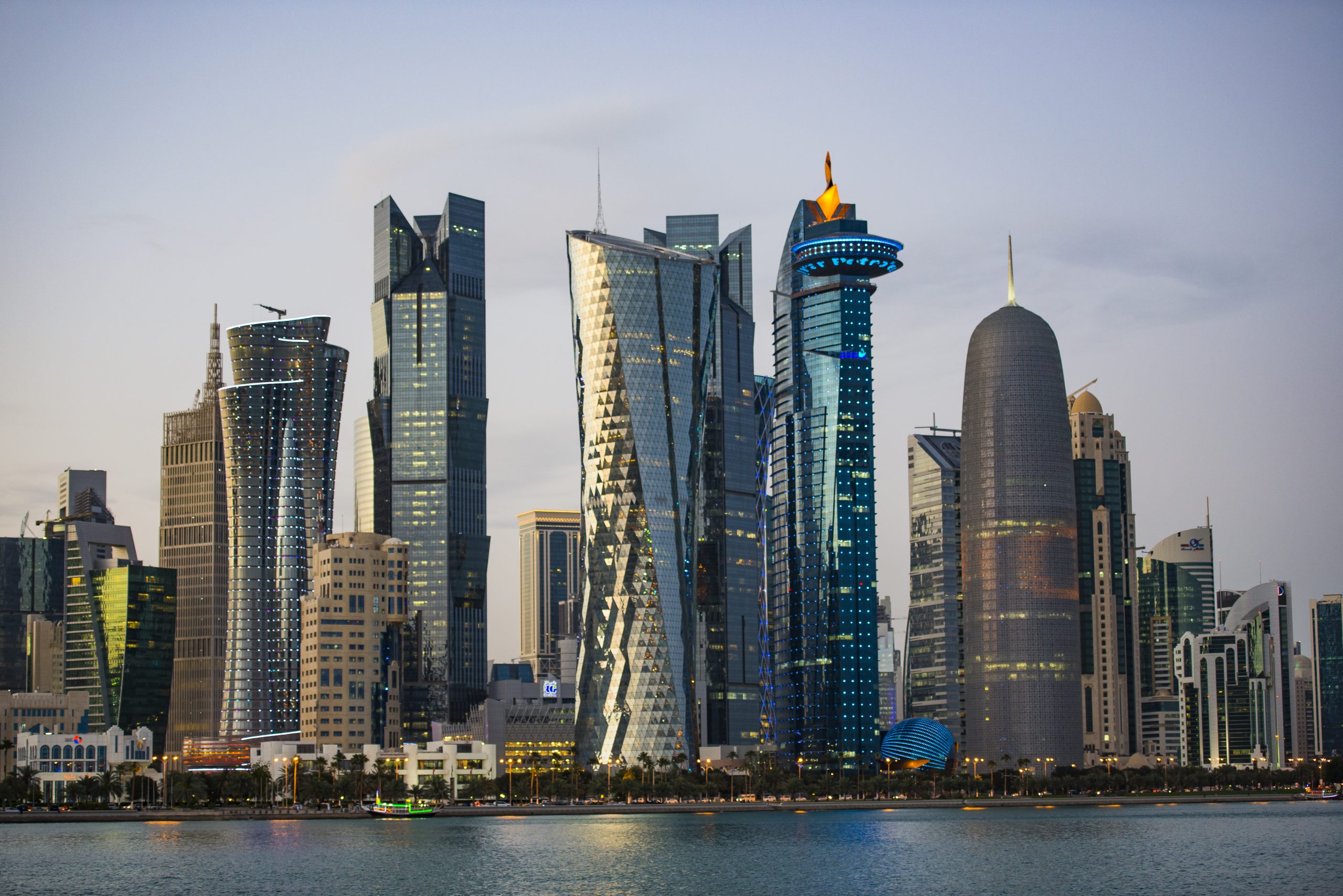 City Skyline and buildings  - Doha , Qatar