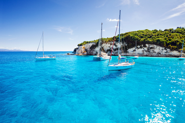 Beautiful seascape, Antipaxos island, Greece