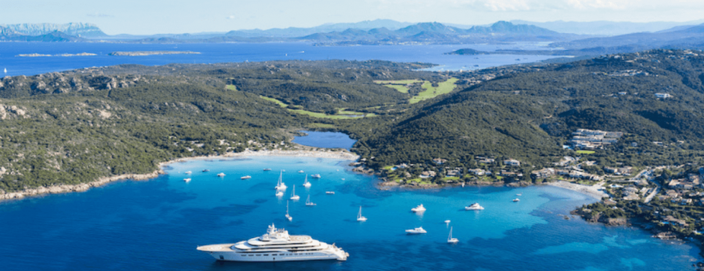 yacht charter sardinia coastline